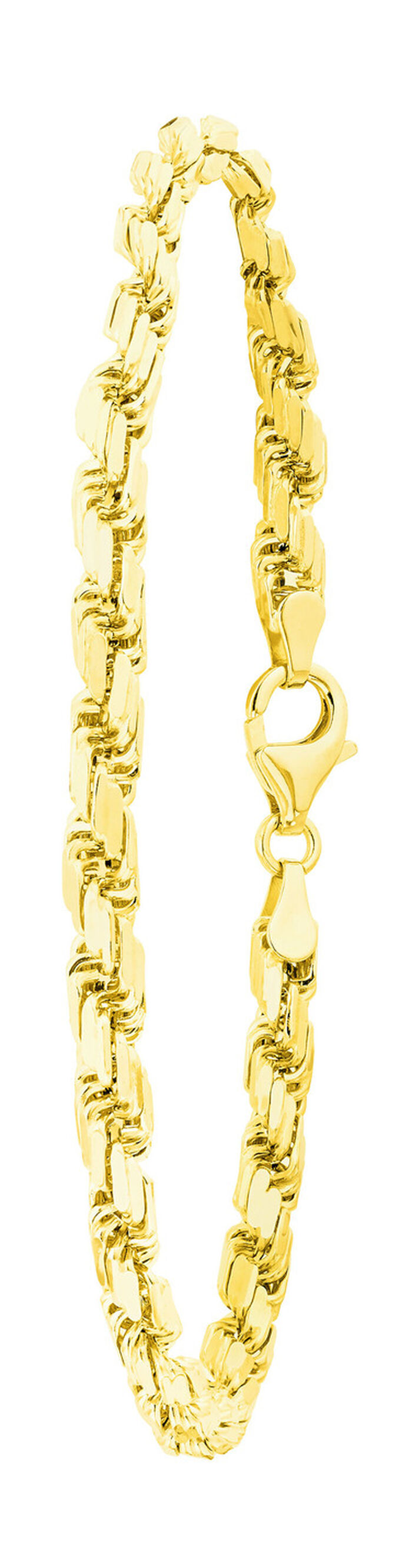 Diamantiertes Kordelketten-Armband 