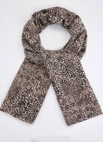 Schal mit Raubtierfell-Dessin 
