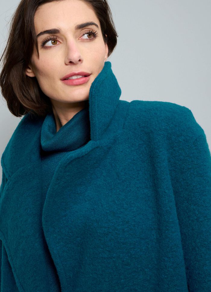 Wollmantel in 2-reihiger Optik 