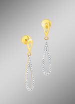 Bewegliche Ohrstecker mit 58 Brillanten 