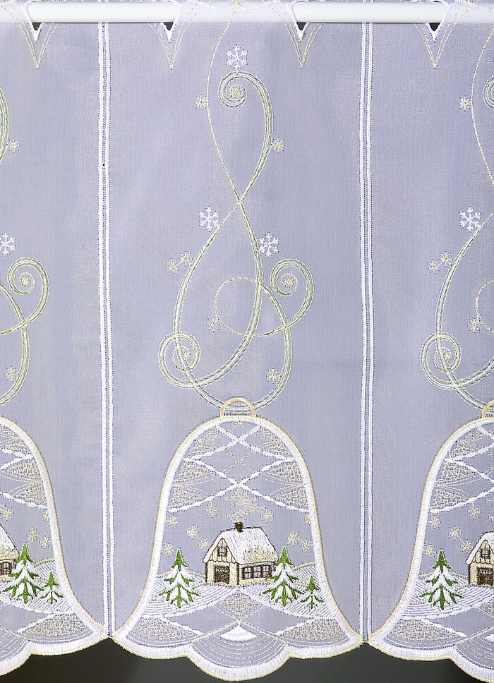 Kurzstore mit echter Plauener Stickerei 