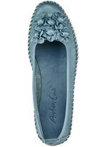 Andrea Conti Mokassin-Slipper mit frechen Lederbl&uuml;ten 