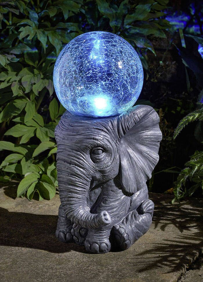 Solarleuchte mit integrierter Farbwechsel-LED 