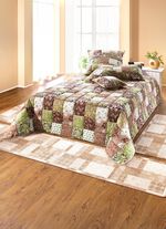 Tagesdecken und Kissenbez&uuml;ge in Patchwork-Optik aus Baumwolle 
