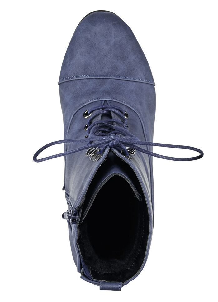 Schn&uuml;r-Stiefelette mit Warmfutter JEANS
