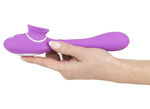 Rabbitvibrator mit Leckfunktion  