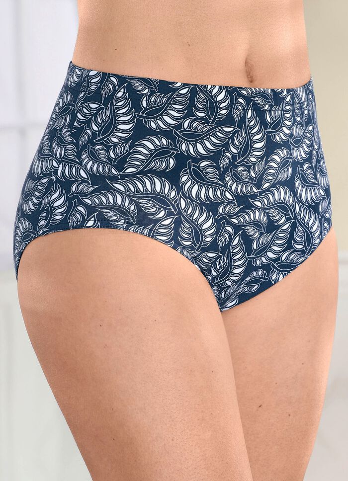 Viererpack Slips mit Druckdessin 