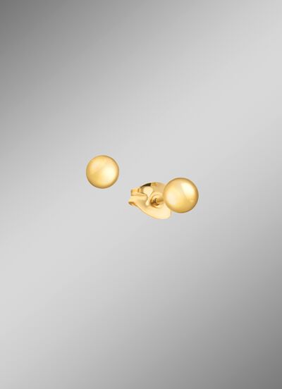 Gl&auml;nzende Kugelohrstecker 