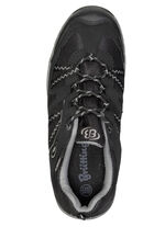 Atmungsaktive Herren-Sneaker, mit Klimamembrane SCHWARZ-GRAU