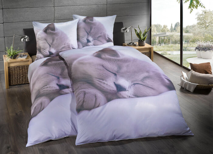 Microfaser-Interlock Bettwäsche-Garnitur 