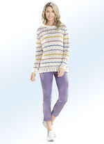 Hose in 7/8-L&auml;nge und 4-Pocket-Form LAVENDEL