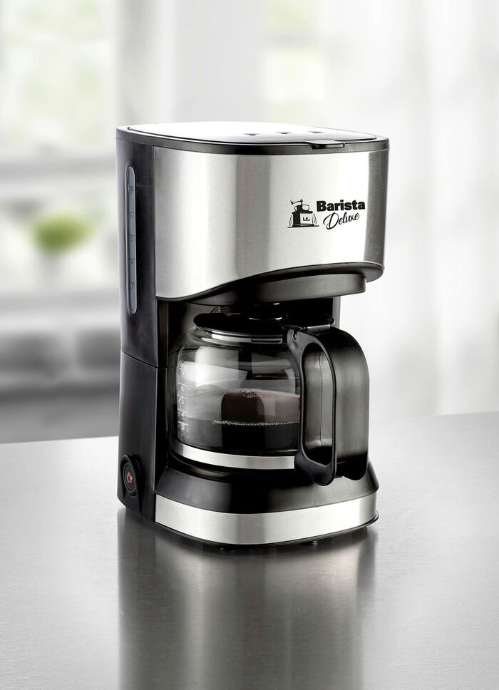Kaffeemaschine mit Permanentfilter EDELSTAHL-SCHW.