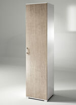 Praktische Schränke in geradlinigem Design WEISS-EICHE