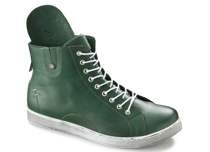 Schn&uuml;r-Stiefelette aus hochwertigem Leder TANNE