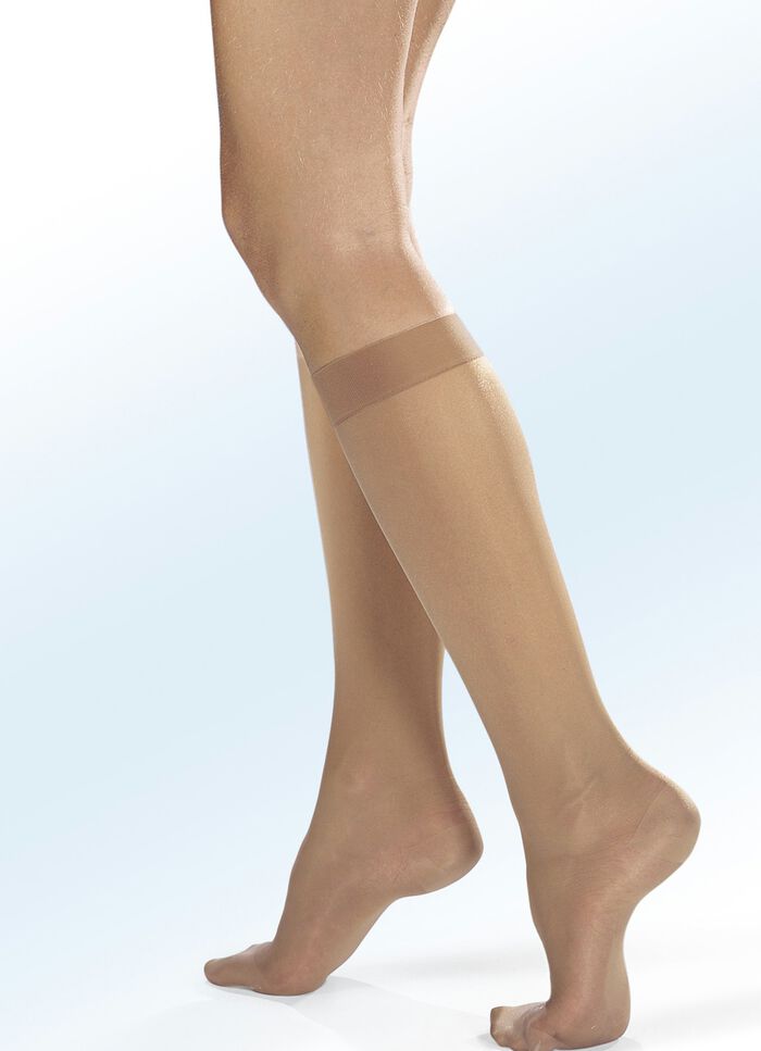 Bahner-Zweierpack Stützkniestrümpfe in verschiedenen Ausführungen 