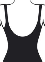 Badeanzug mit Vollkorsage und Sch&ouml;&szlig;chen, bis Cup E 