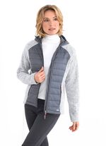 Funktionsjacke in 2 Farben GRAU-NATURWEISS