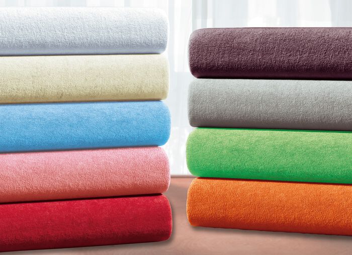 Atmungsaktive Spannbetttücher in Microfaser-Quailtät BLAU