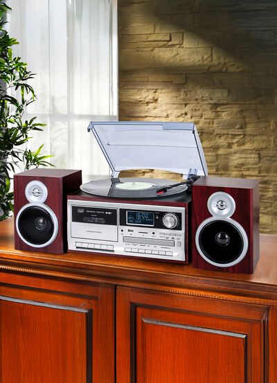 Trevi TT 1072 DAB Nostalgie-Stereoanlage mit DAB+ 