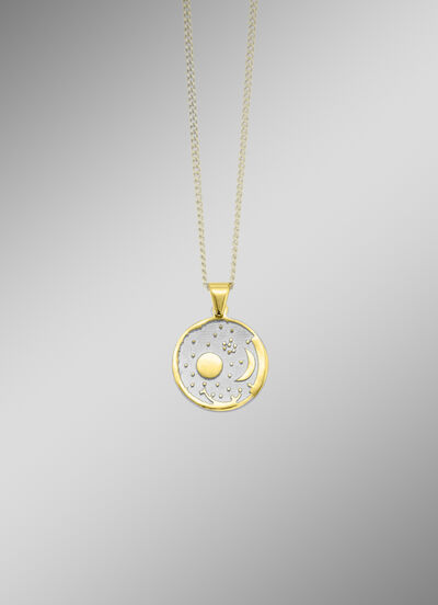 Anhänger mit Himmelsscheibe von Nebra in Bicolor 