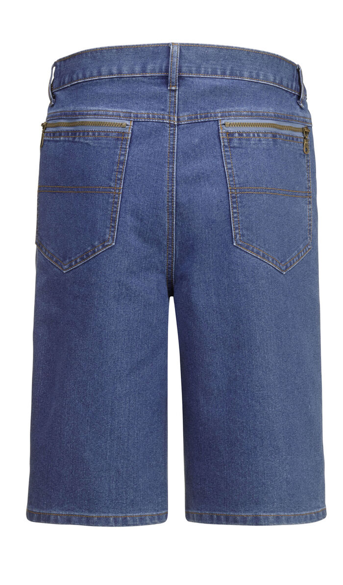 Jeans-Bermudas mit Dehnbundeinsätzen in 3 Farben HELLJEANS