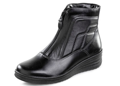 ELENA EDEN, gefütterte Damen-Stiefeletten, Winterschuhe, Weite H, mit Lammfell 