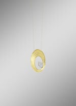 Eleganter Blickfang: Anhänger mit 11 Brillanten 