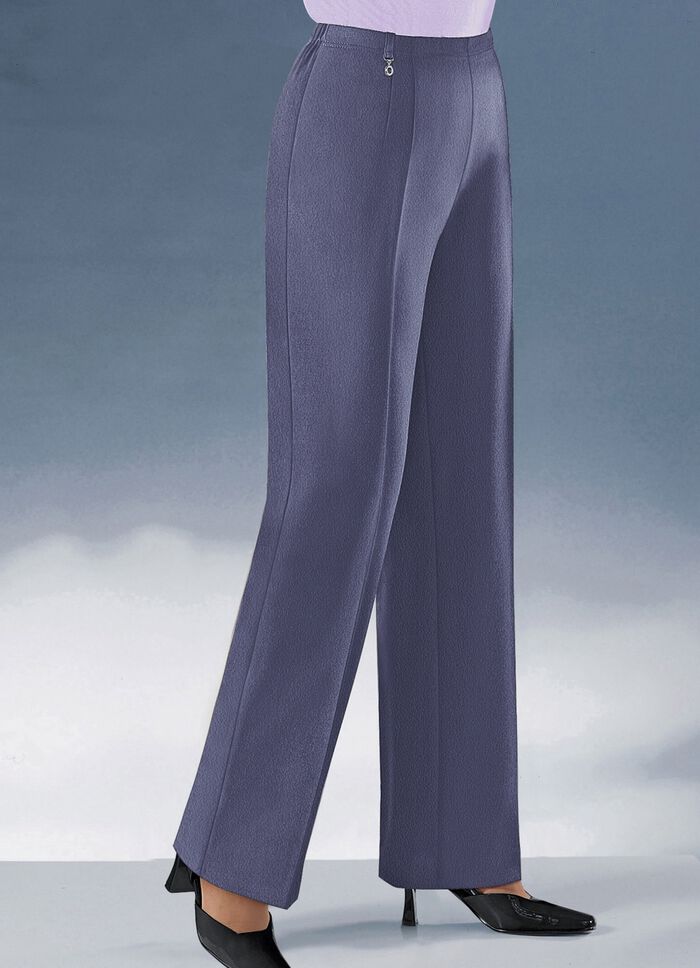 Hose mit modisch ausgestellter Fu&szlig;weite AMETHYST