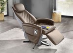 Massagesessel mit Wärmefunktion BRAUN-GRAU