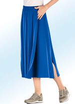 Rock in interessanter Wickeloptik ROYALBLAU