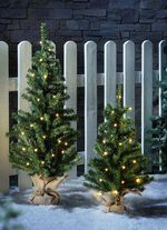 LED-Tannen im Jutesack 