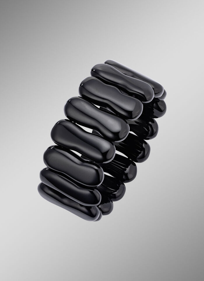 Elastisches Armband mit Onyx 