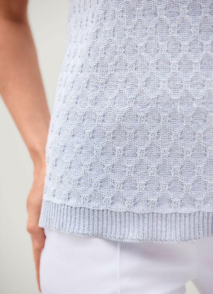 Pullover mit edlem Glanzeffekt 