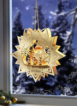 Beleuchtetes Fensterbild, batteriebetrieben 