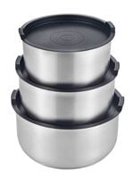 Kochgeschirr-Set aus rostfreiem Edelstahl, 8-teilig 