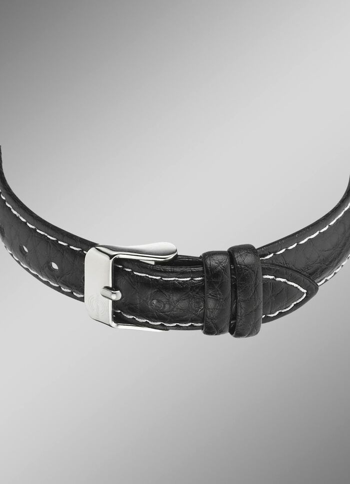 Modische, sportliche Damen-Lederarmbanduhr 
