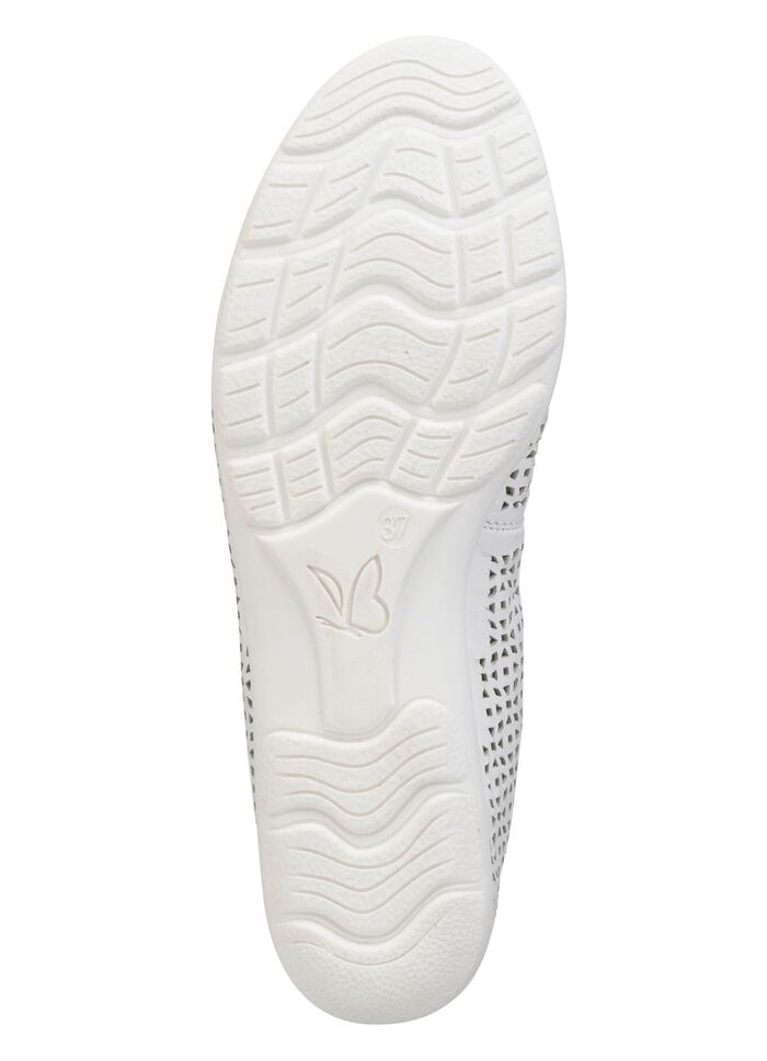 Caprice, sommerliche Damen-Ballerinas, Weite G, mit Gummizug 