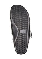 Pantoffel aus weichem Veloursleder SCHWARZ