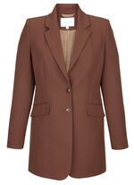 Blazer mit Reverskragen 