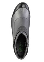 ELENA EDEN, elegante Damen-Stiefeletten, Weite G, mit herausnehmbarem Fußbett ALTSILBER-SCHWARZ