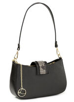 Laurina, Tasche, Damen, mit abnehmbarem, verstellbarem Umhängeriemen SCHWARZ-GRAU