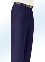 "Klaus Modelle"-Hose mit seitlichen Paspeltaschen in 5 Farben MARINE