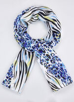 Schal mit verschiedenen Tierfell-Dessin 