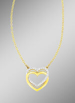 Romantische Halskette mit 25 Diamanten 