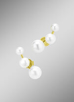 Stilvolle Ohrstecker mit Süßwasser-Zuchtperlen 