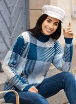 Pullover in Jacquard-Dessin 