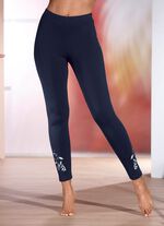 Zweierpack Leggings in langer Form 1X SCHWARZ, 1X MARINE