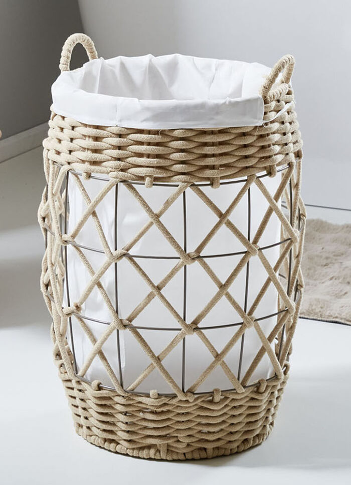 Moderner Wäschekorb NATUR