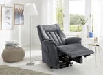 TV-Sessel mit Motor und Aufstehhilfe DUNKELGRAU