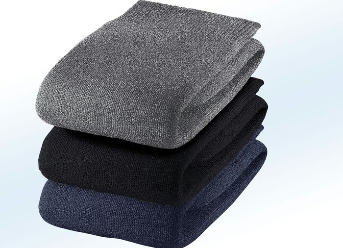 Dreierpack Kniestrümpfe, stützend, uni bunt 